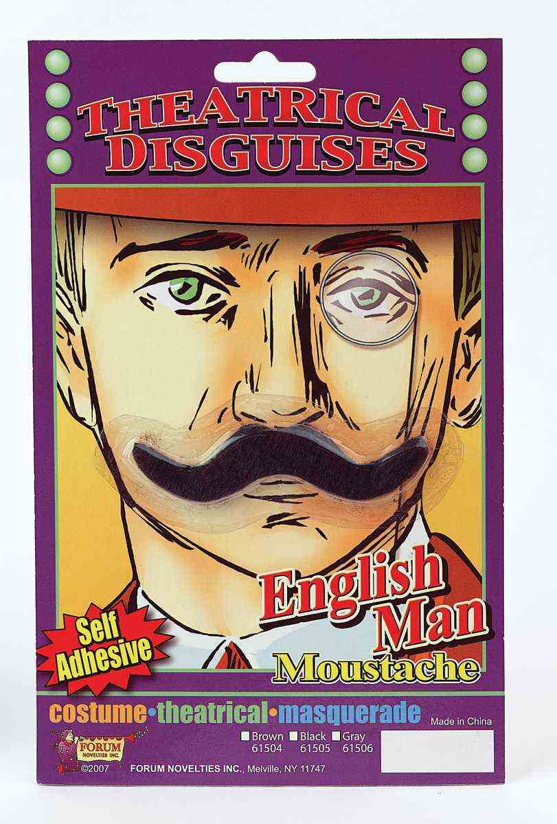 English Man - Black Moustache