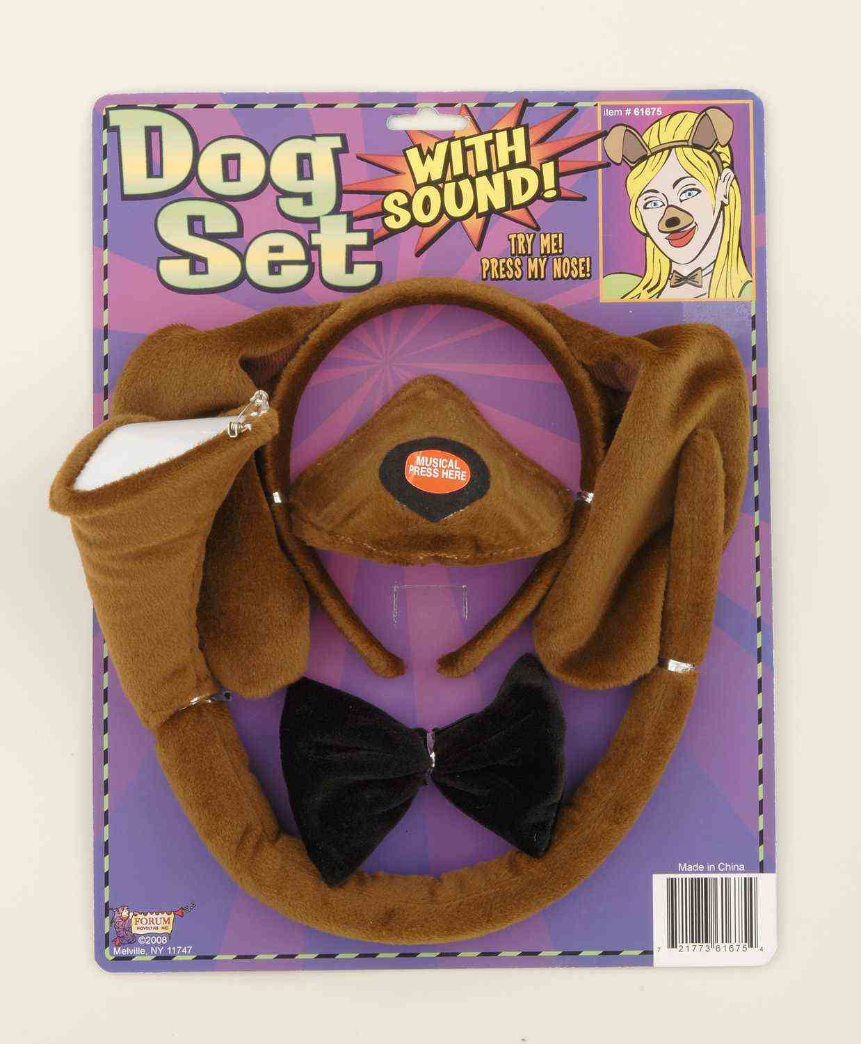 Dog Set w/Sound - 4pcs.