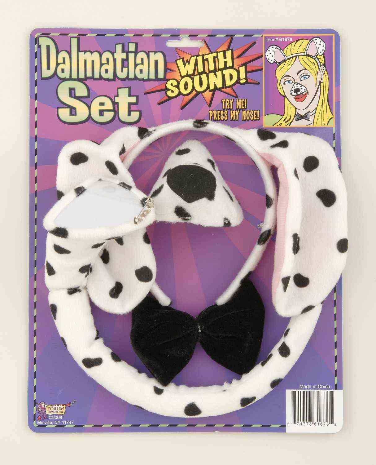 Dalmatian Dog Set w/Sound - 4pcs.