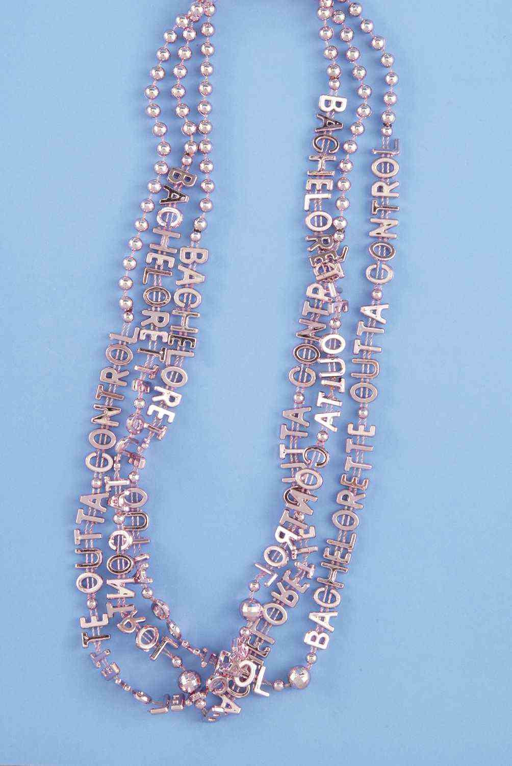Bachelorette "Out of Control" Bead Necklaces - 3ct.