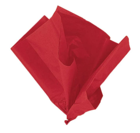TISSUE PAPER - RED 20" x 20"  10 pc
