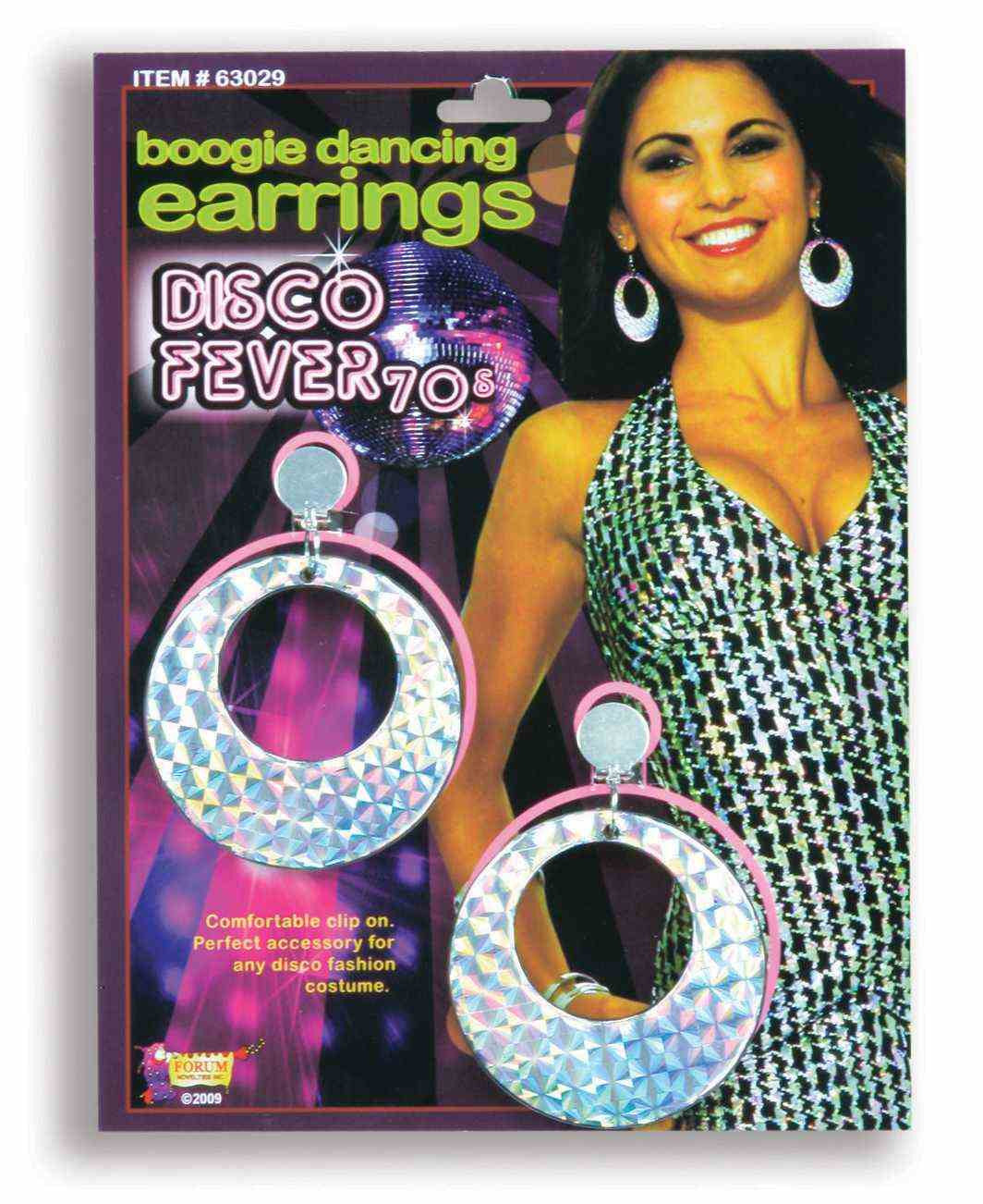 EARRINGS - DISCO FEVER BOOGIE DANCING PAIR