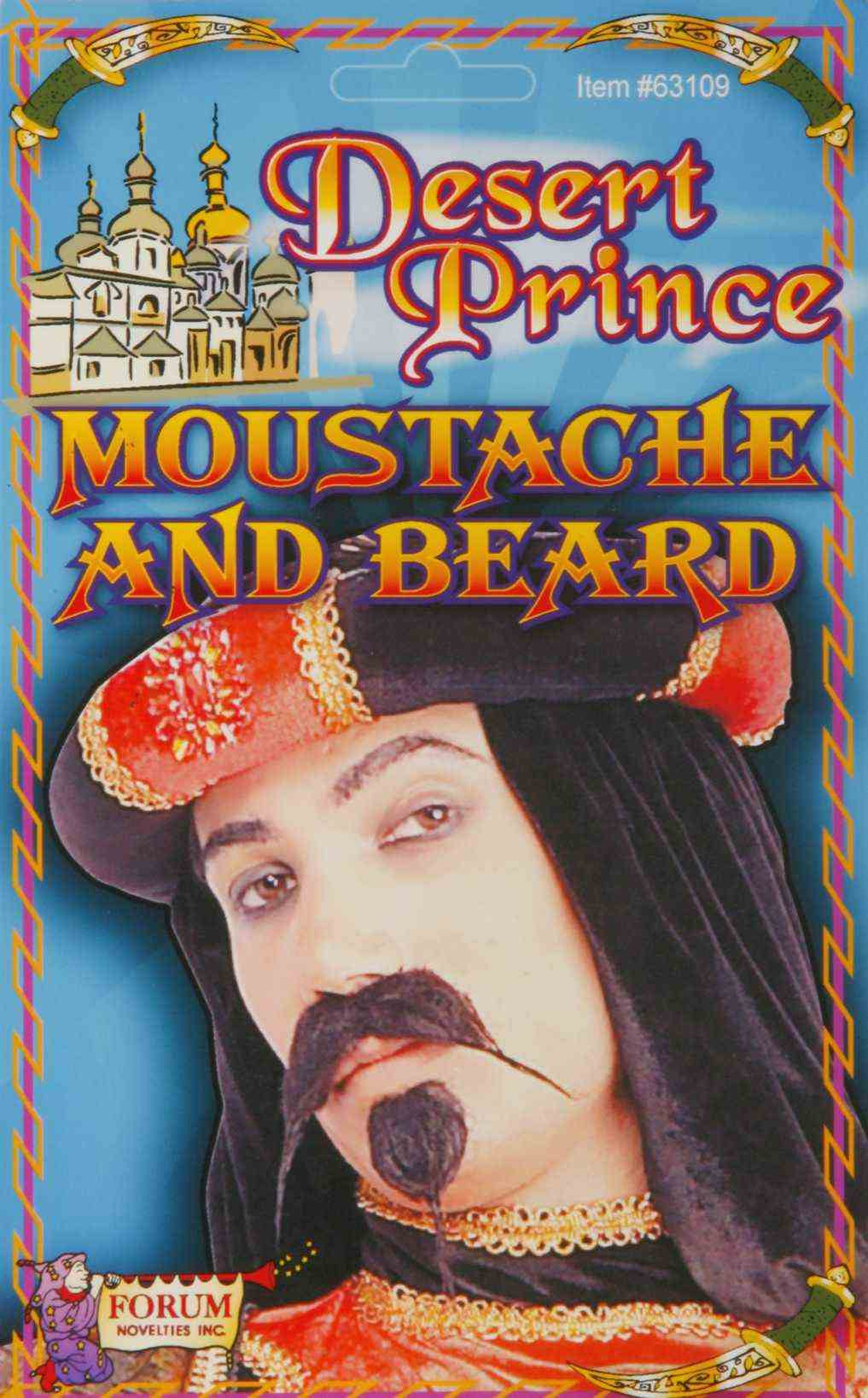 MOUSTACHE & BEARD - DESERT PRINCE
