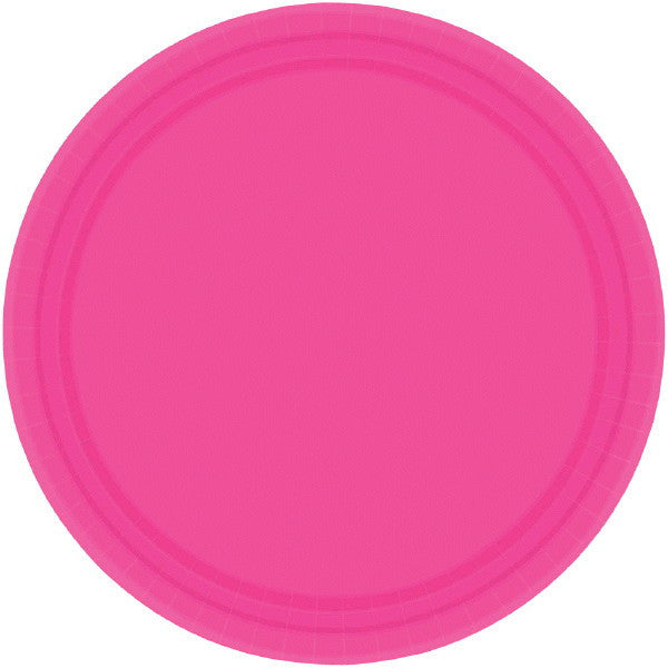 Paper Plate - Hot Pink  5" - 20ct