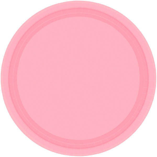 Paper Plate - Lovely Pink 7" 20ct.