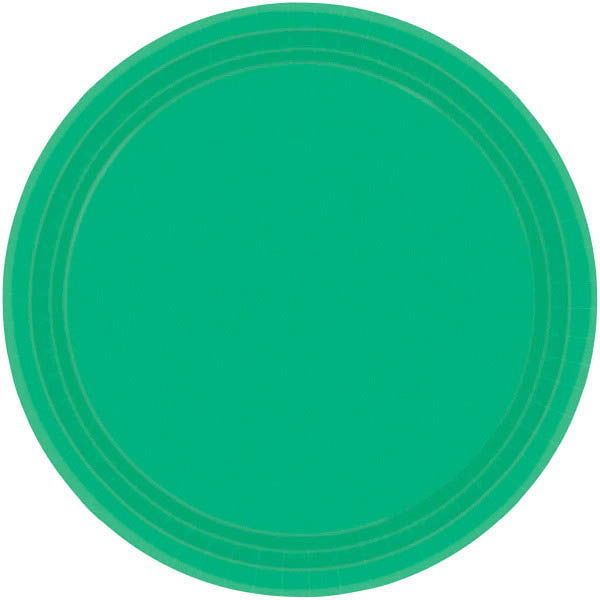 PAPER PLATE FESTIVE GREEN 8.5" 20CNT