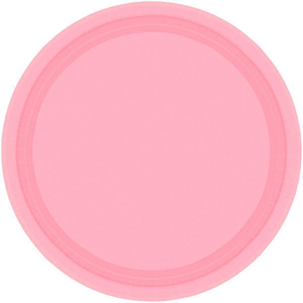 PAPER PLATE NEW PINK 8.5" 20CNT