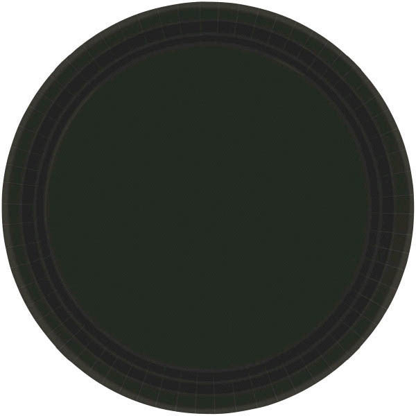 PAPER PLATE BLACK 8.5" 20CNT