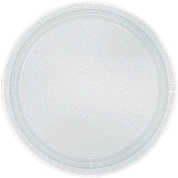 Silver 10" Paper Plates - 50ct.