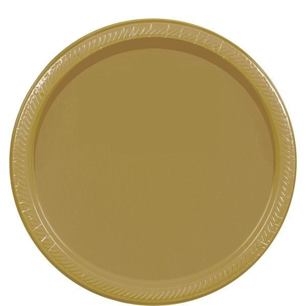 PAPER PLATE GOLD 8.5" 20CNT
