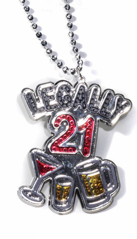 NECKLACE - LEGALLY 21 EACH