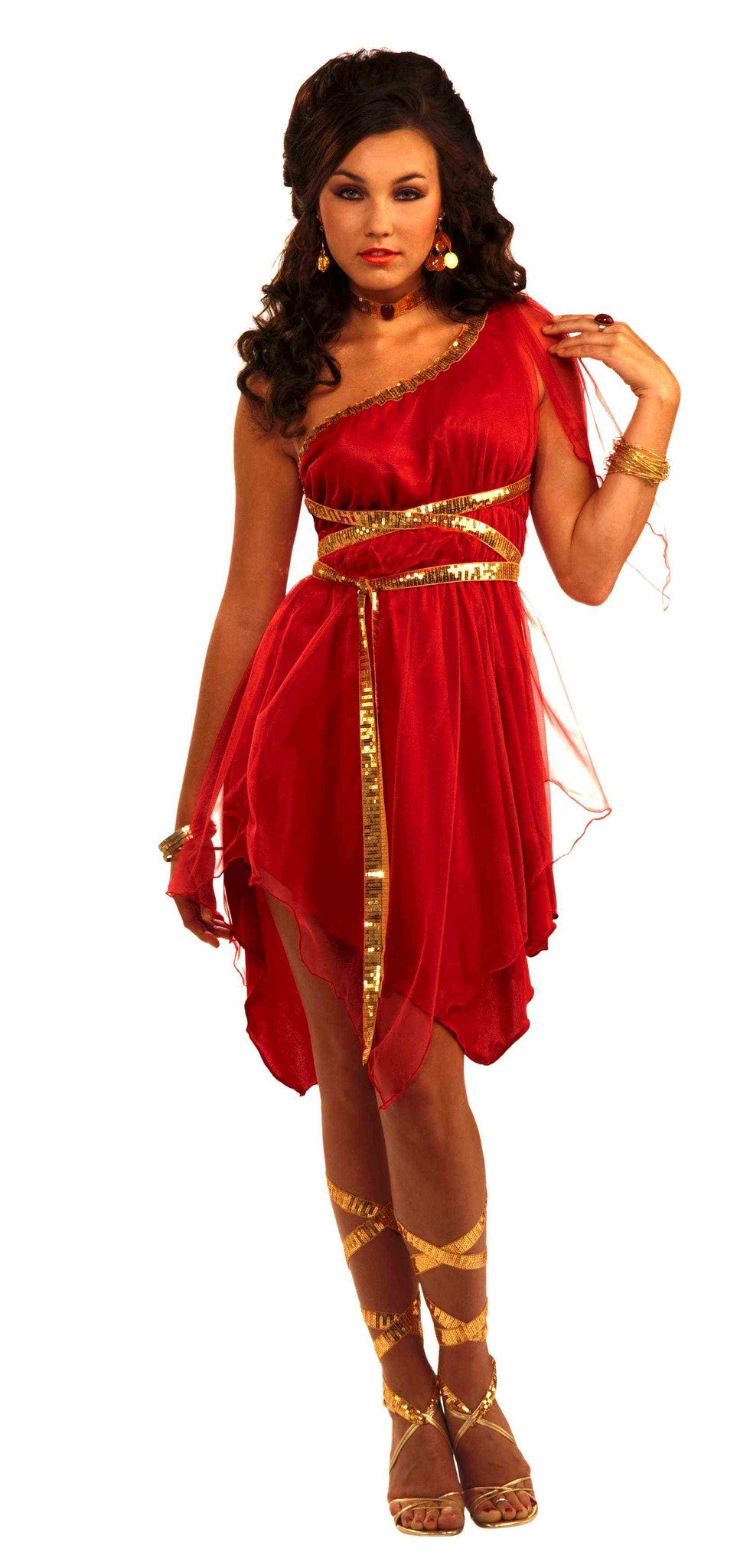 Ruby Red Goddess Adult Costume