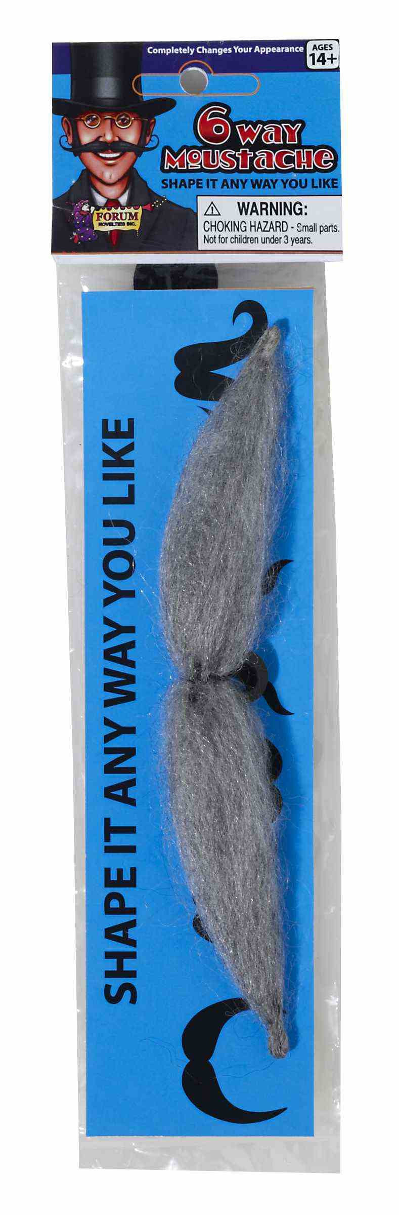 MOUSTACHE - GRAY SIX WAY