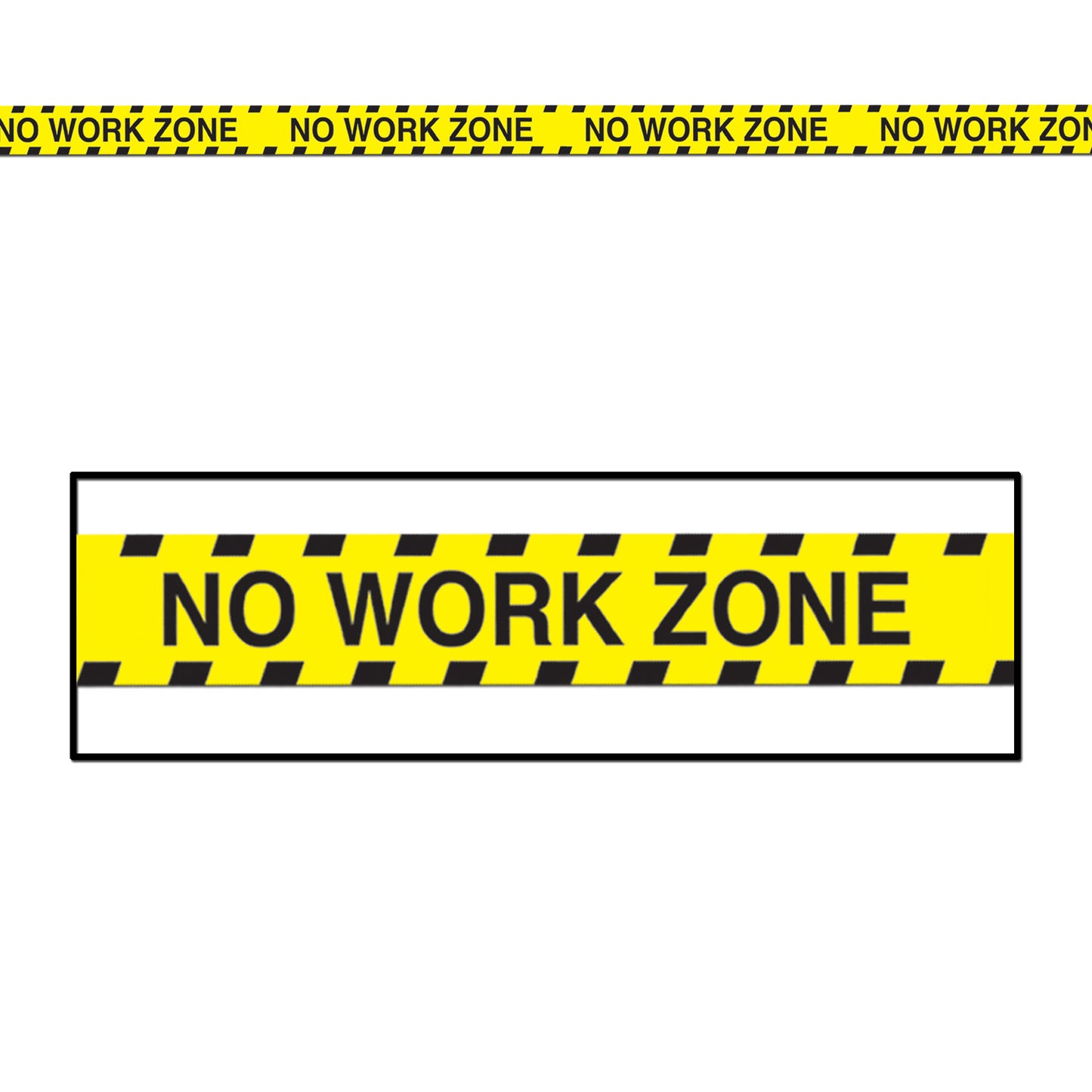 PARTY TAPE - NO WORK ZONE