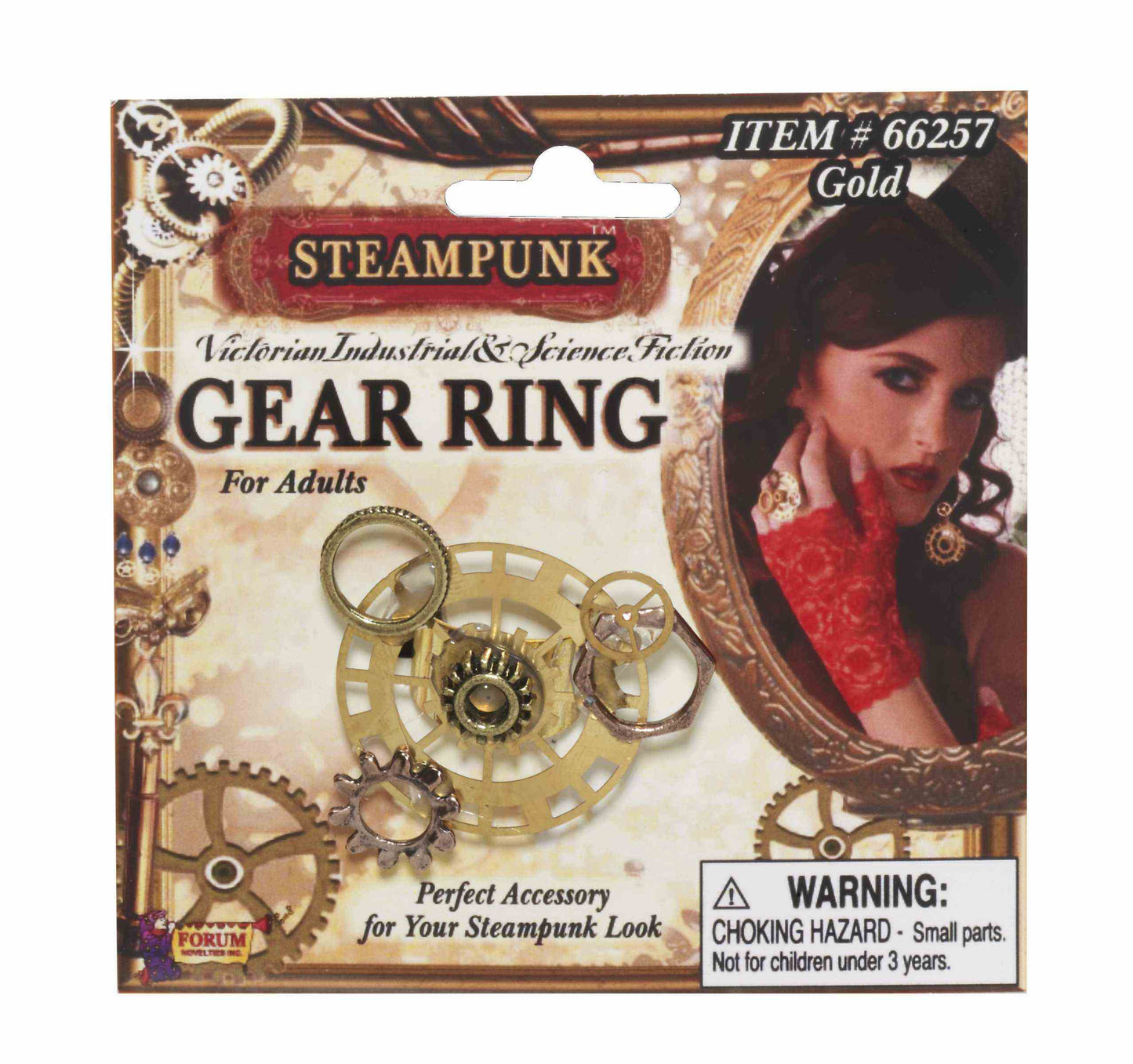 RING - STEAMPUNK GEAR
