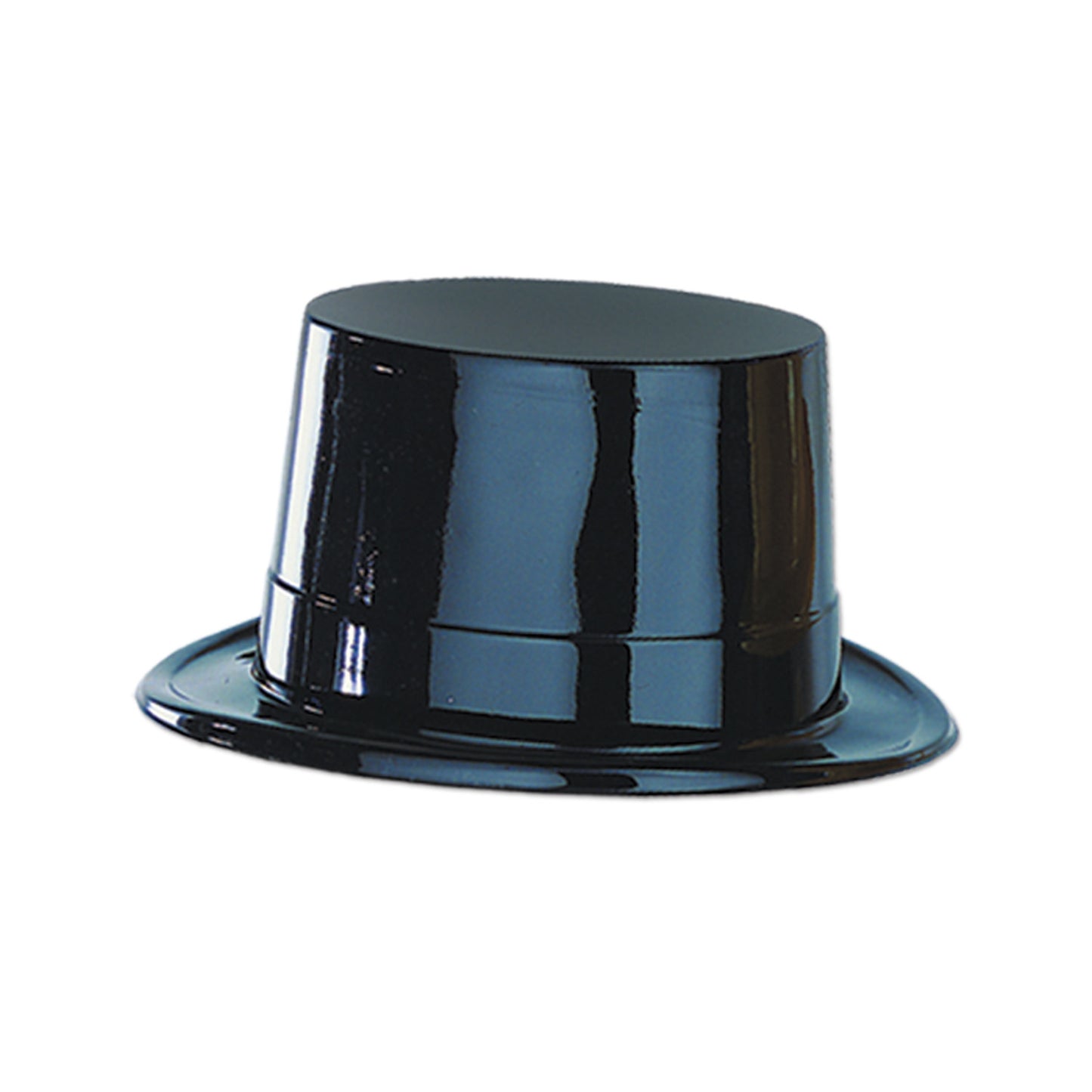 Black Plastic Top Hat