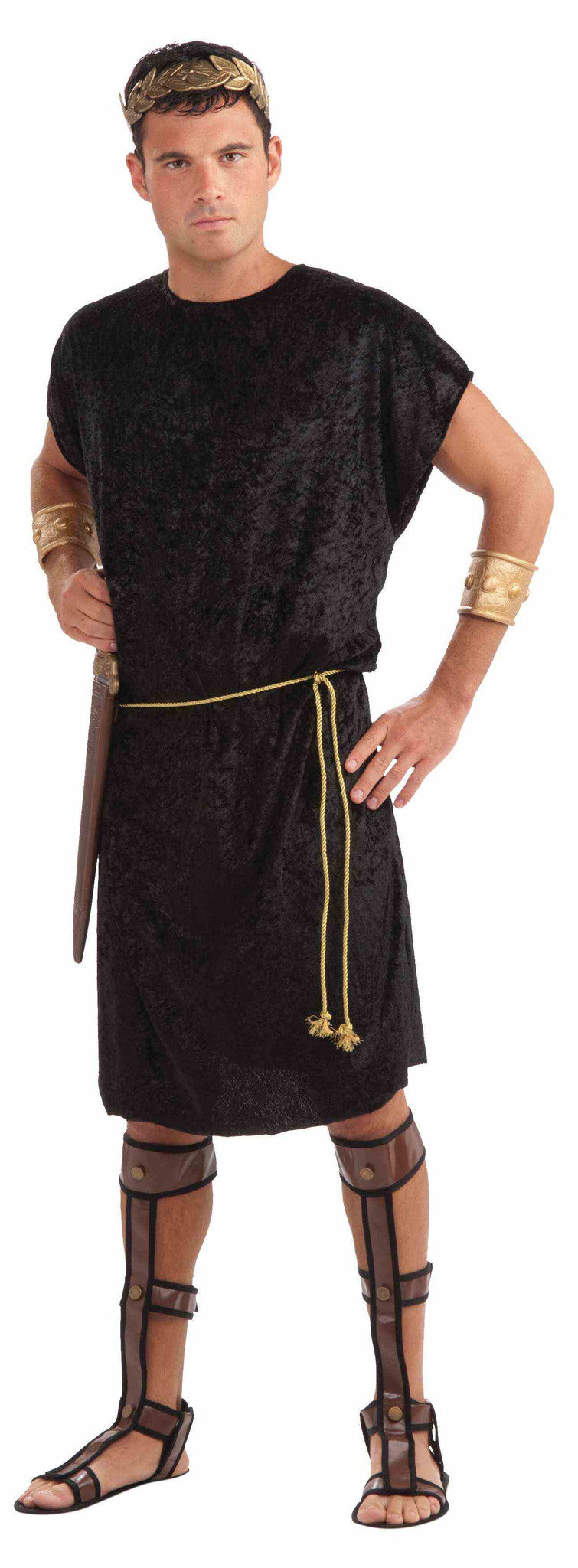 BLACK TUNIC W/ROBE BELT