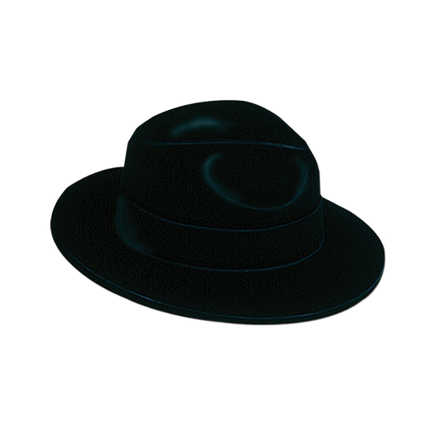 HAT - FEDORA BLACK VELOUR EAC
