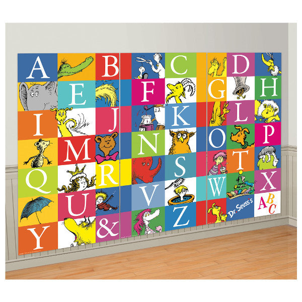 Dr. Seuss Alphabet Scene Setter