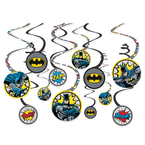 Batman™ Heroes Unite Spiral Decorations