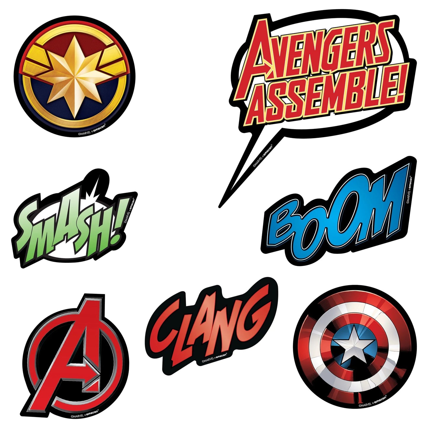 Marvel Avengers™ Powers Unite Vinyl Decorations