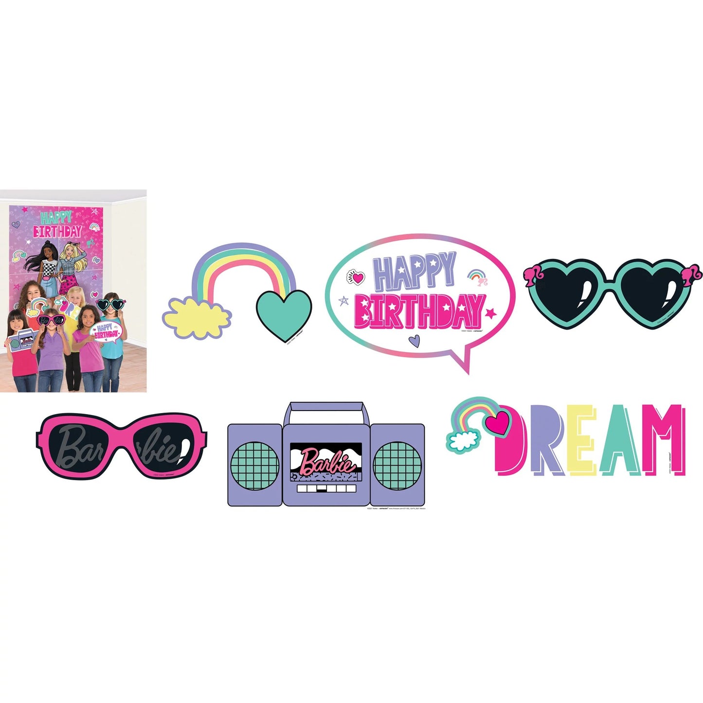 Barbie Dream Together Scene Setter with Jumbo Props
