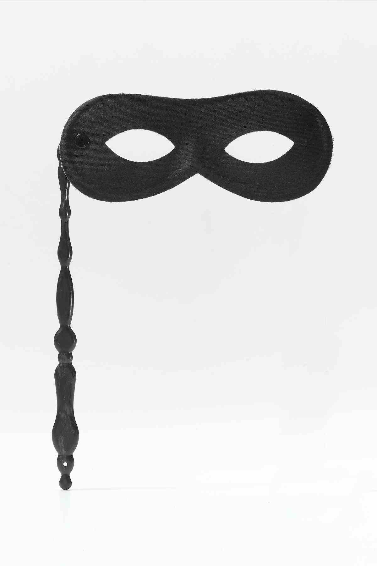 Black Mask on Stick