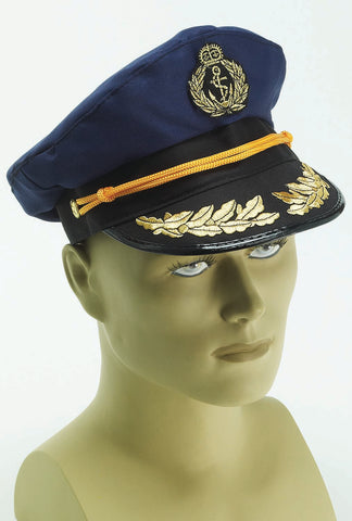 Navy Blue Captain Hat