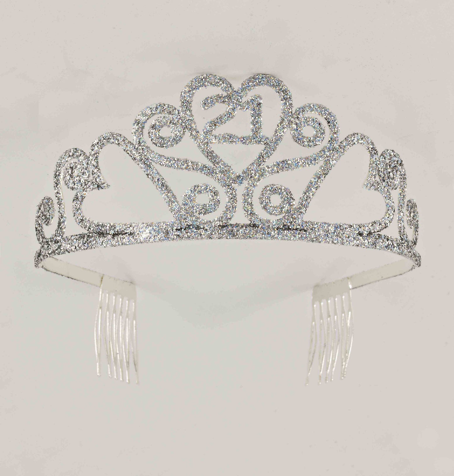GLITTER 21 TIARA EACH