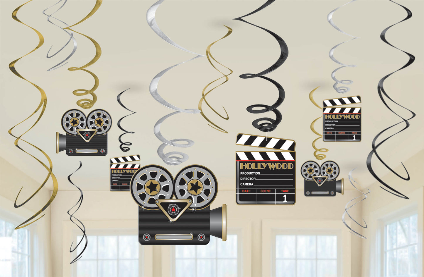 HOLLYWOOD SWIRL DECORATIONS