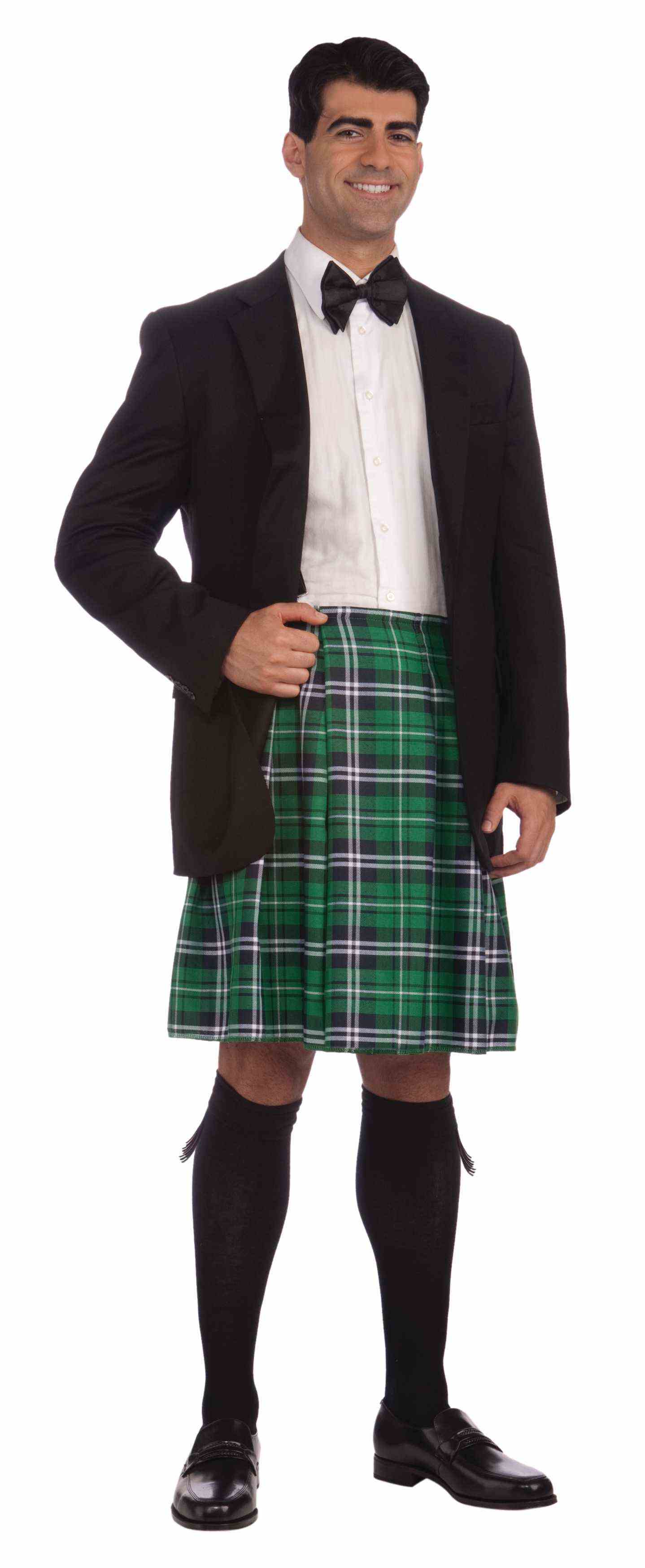 Green Plaid Gentleman's Kilt
