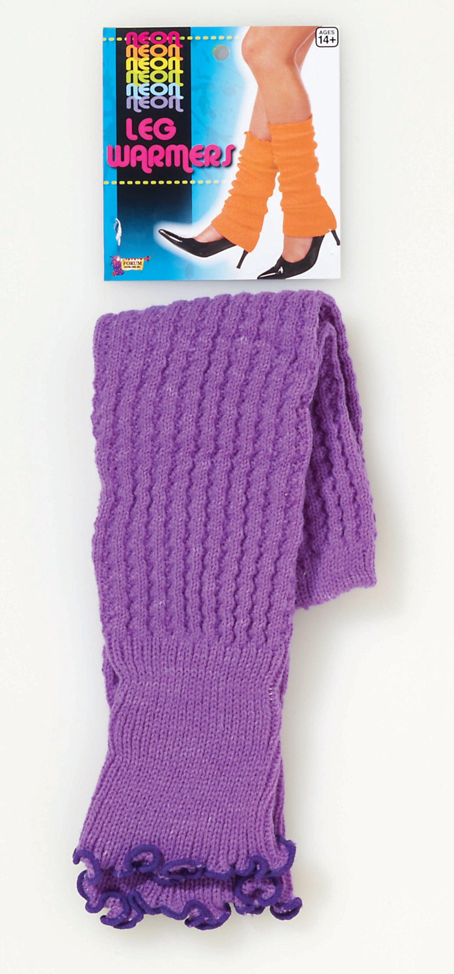 Neon Purple Leg Warmers