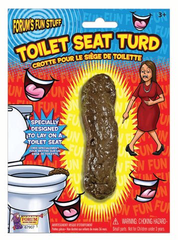 Toilet Seat Turd Gag Gift