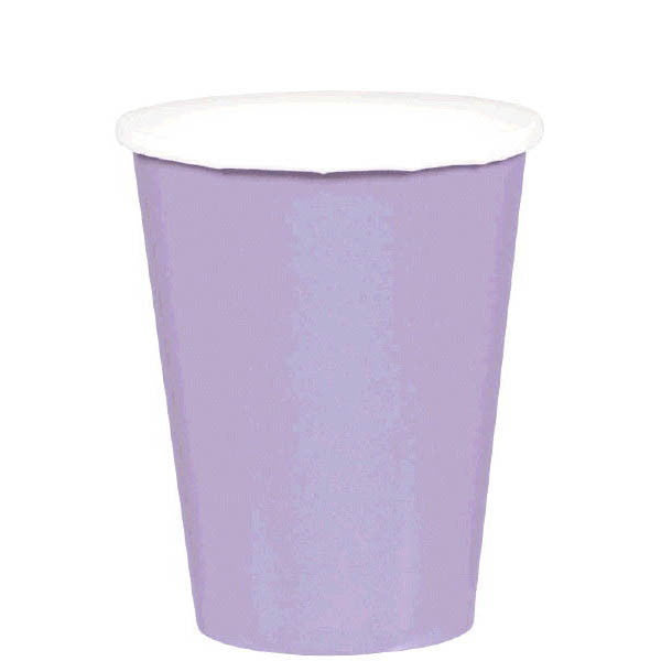 Lavender 9oz. Paper Cups - 20ct.