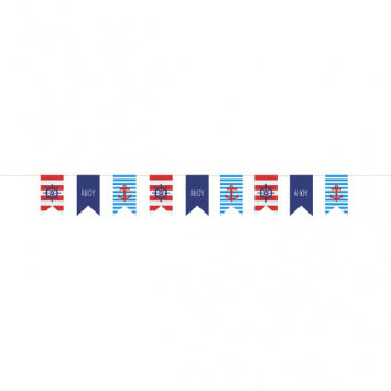 Nautical Canvas Pennant Banner