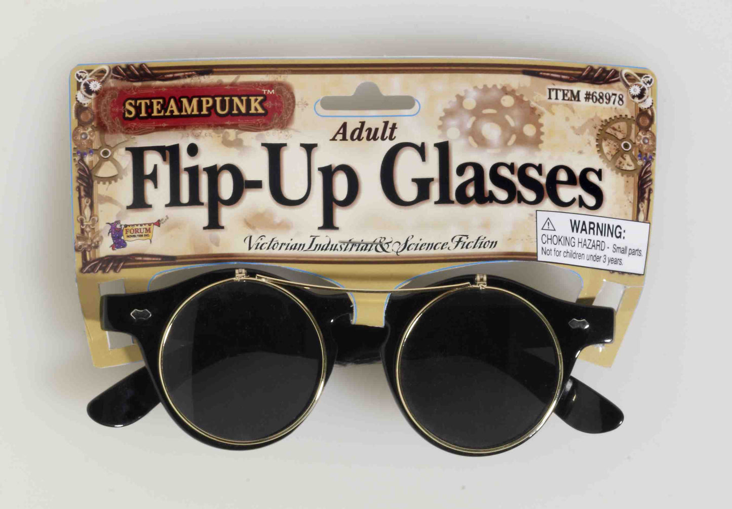 Steampunk Flip-Up Sunglasses