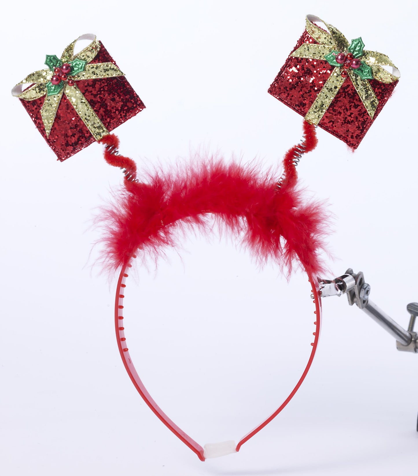 CHRISTMAS HEADBAND W/PRESENTS EACH