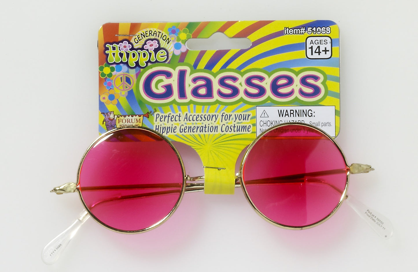 Pink Hippie Glasses