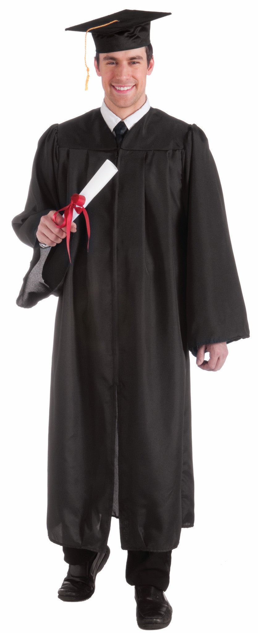 Black Graduation Robe - Adult Costume Black Graduation Robe - Adult Costume
