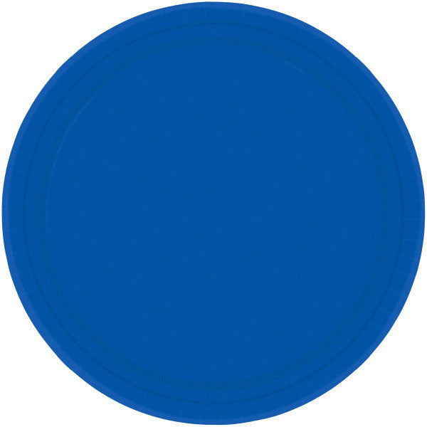 Royal Blue 10" Paper Plates - 20ct.