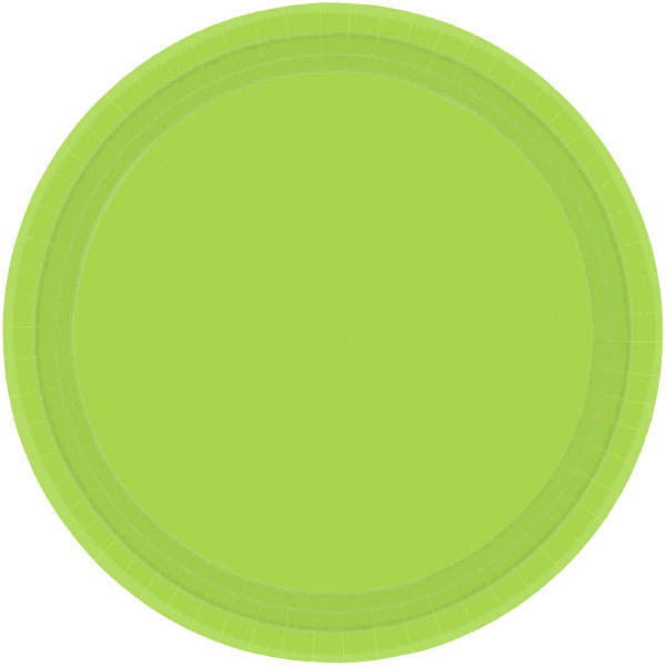 PAPER PLATE - KIWI GREEN 10.5" 20CNT