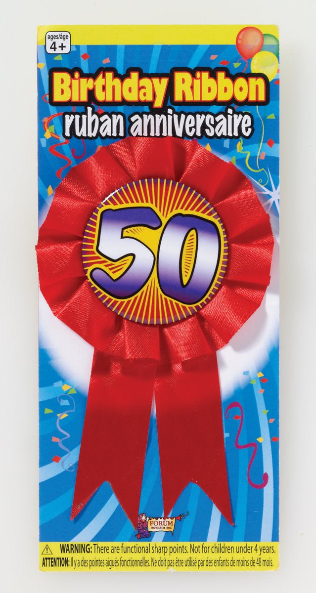BIRTHDAY RIBBON 50 EACH