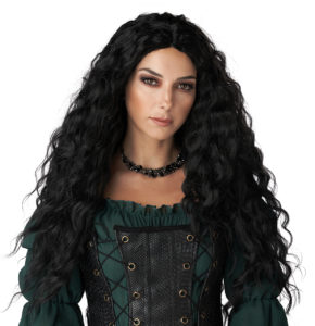 RENAISSANCE MAIDEN BLACK WIG