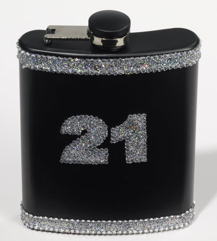 FLASK - 21ST BIRTHDAY WITH BLING