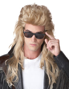 80'S ROCK MULLET WIG BLONDE