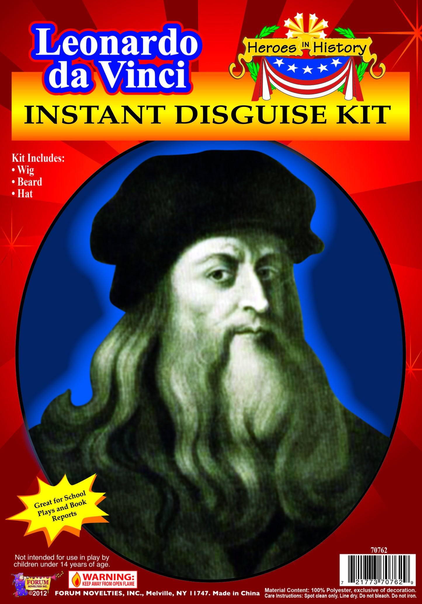 Leonardo da Vinci Disguise Kit