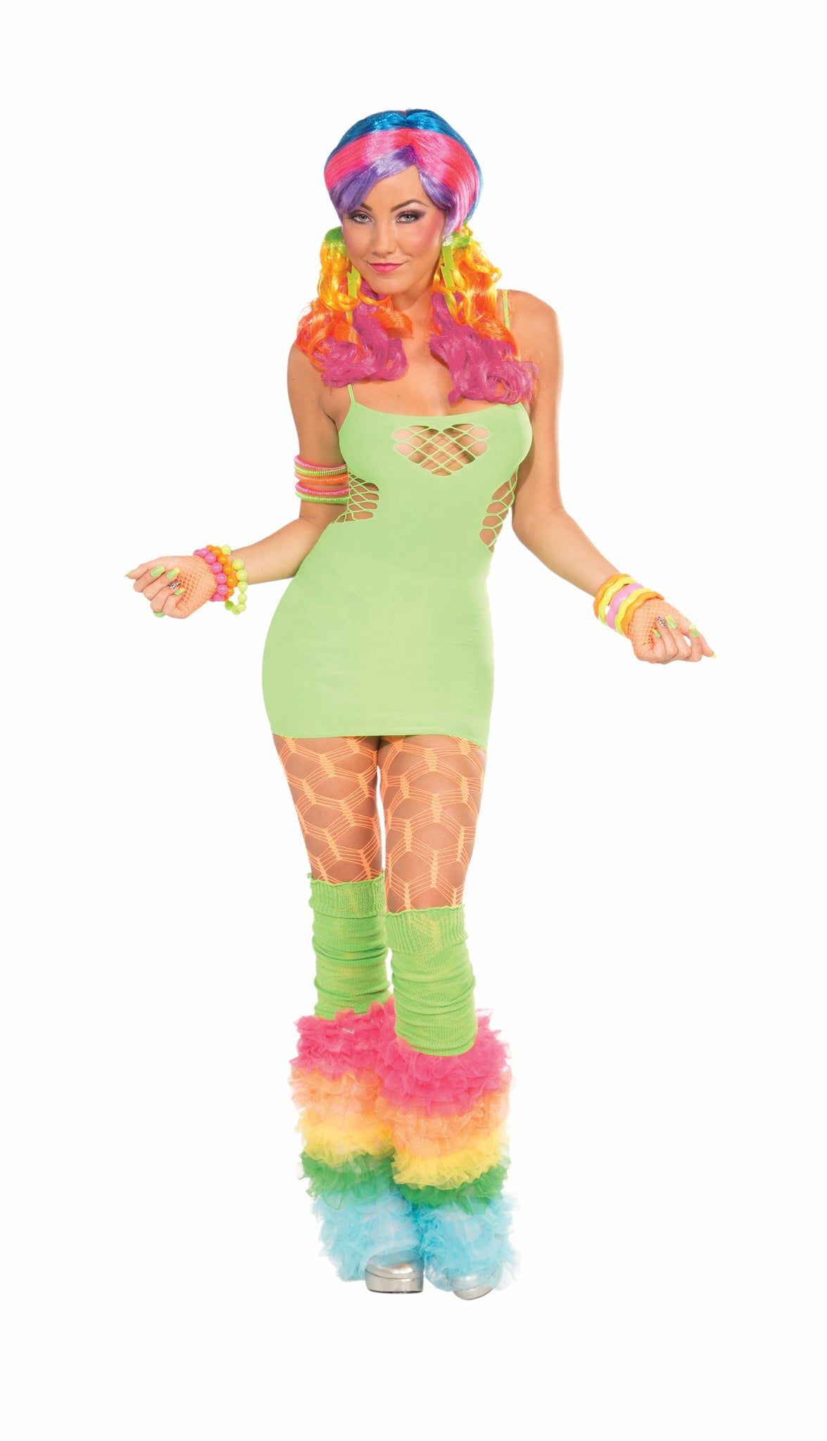 FISHNET SWEETHEART DRESS