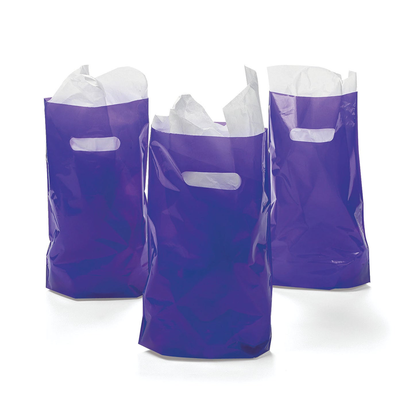 BAG - PURPLE PLASTIC 9" x 12" 50 CT/UNIT
