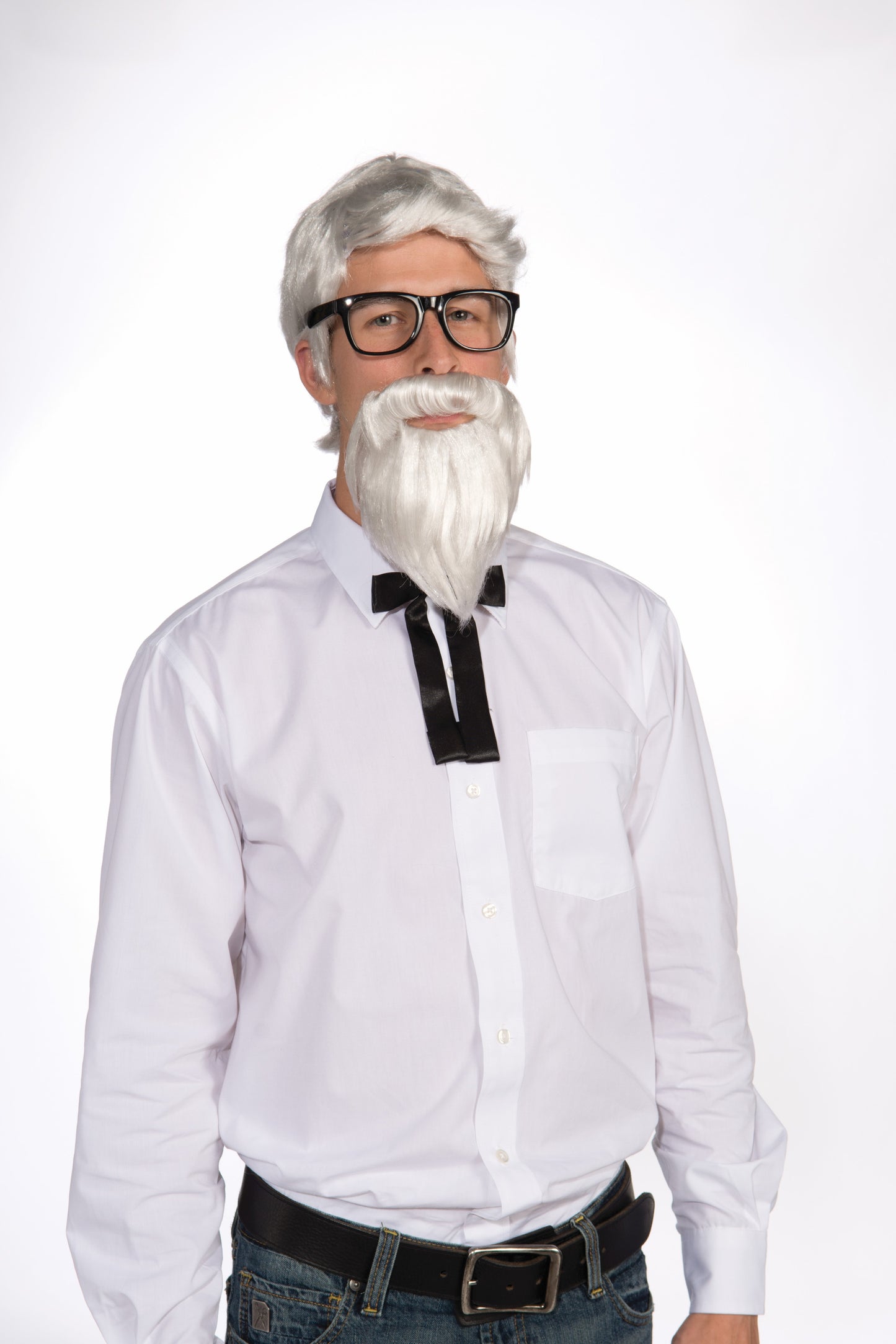 SOUTHERN COLONEL WIG & BEARD SET ADULT SIZE