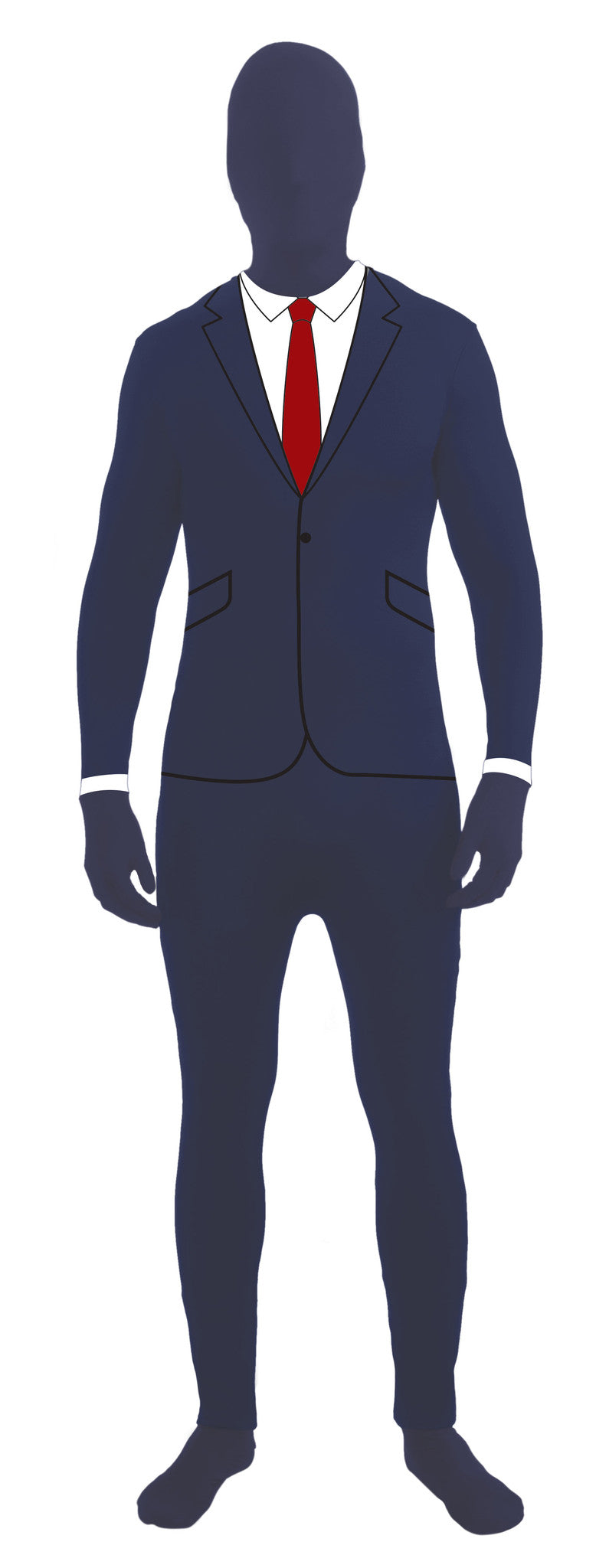 Disappearing Man Business Suit - Adult Size